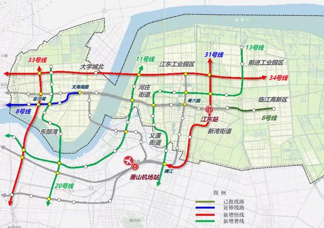 杭州地铁3号线最新线路图全览