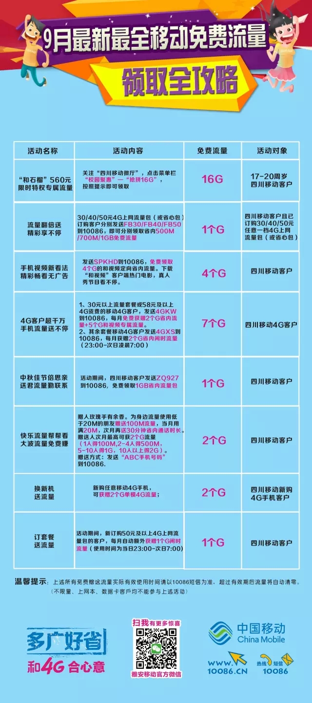 四川移动最新活动引领潮流，优惠福利不断！